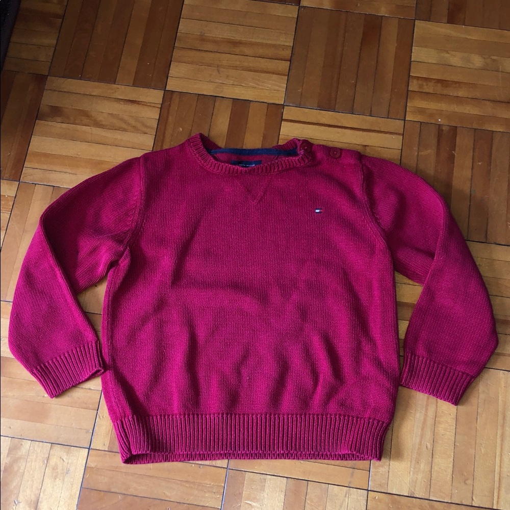 Tommy Hilfiger Kids' Burgundy Sweater